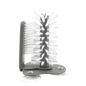 360Â° Glass Cup Brush Cleaner Washer with Suction Cups Bar Kitchen Cleaning Tool